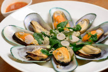 หอยแมลงภู่ อบสมุนไพร