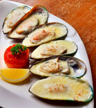 Baked Mussells with Cheese