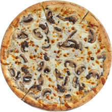 พิซซ่าซอสทรัฟเฟิลใส่เห็ดแชมปิญอง