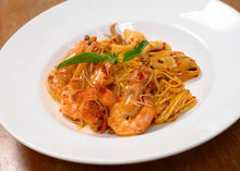 Angel Hair with Chilli Black Vinegar Sauce Seafood