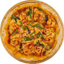 Pizza tom yum goong