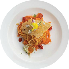 Spaghetti Salmon Pink Sauce