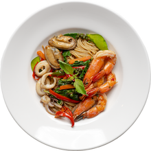 Spaghetti with Spicy Mixed Seafood