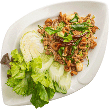 Larb Ped / Thai Spicy Minced Duck Breast Salad