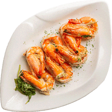 Roasted Prawns with Herbs