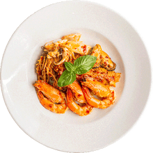 Angel Hair with Chilli Black Vinegar Sauce Seafood